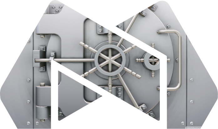 Logo with a safe